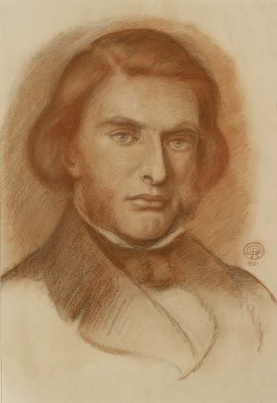 Portrait of John Ruskin by Dante Gabriel Charles Rossetti